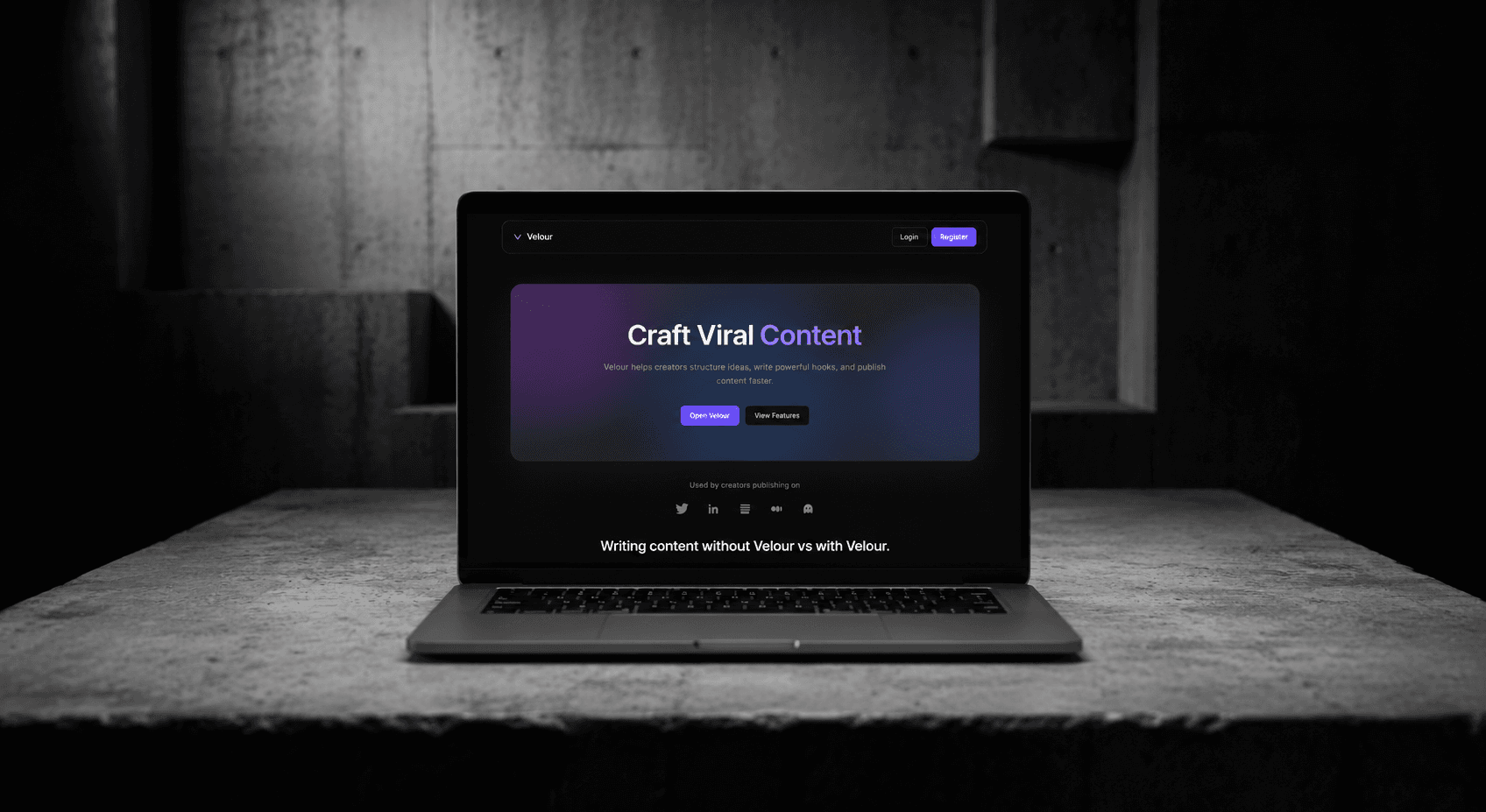 Velour visual preview